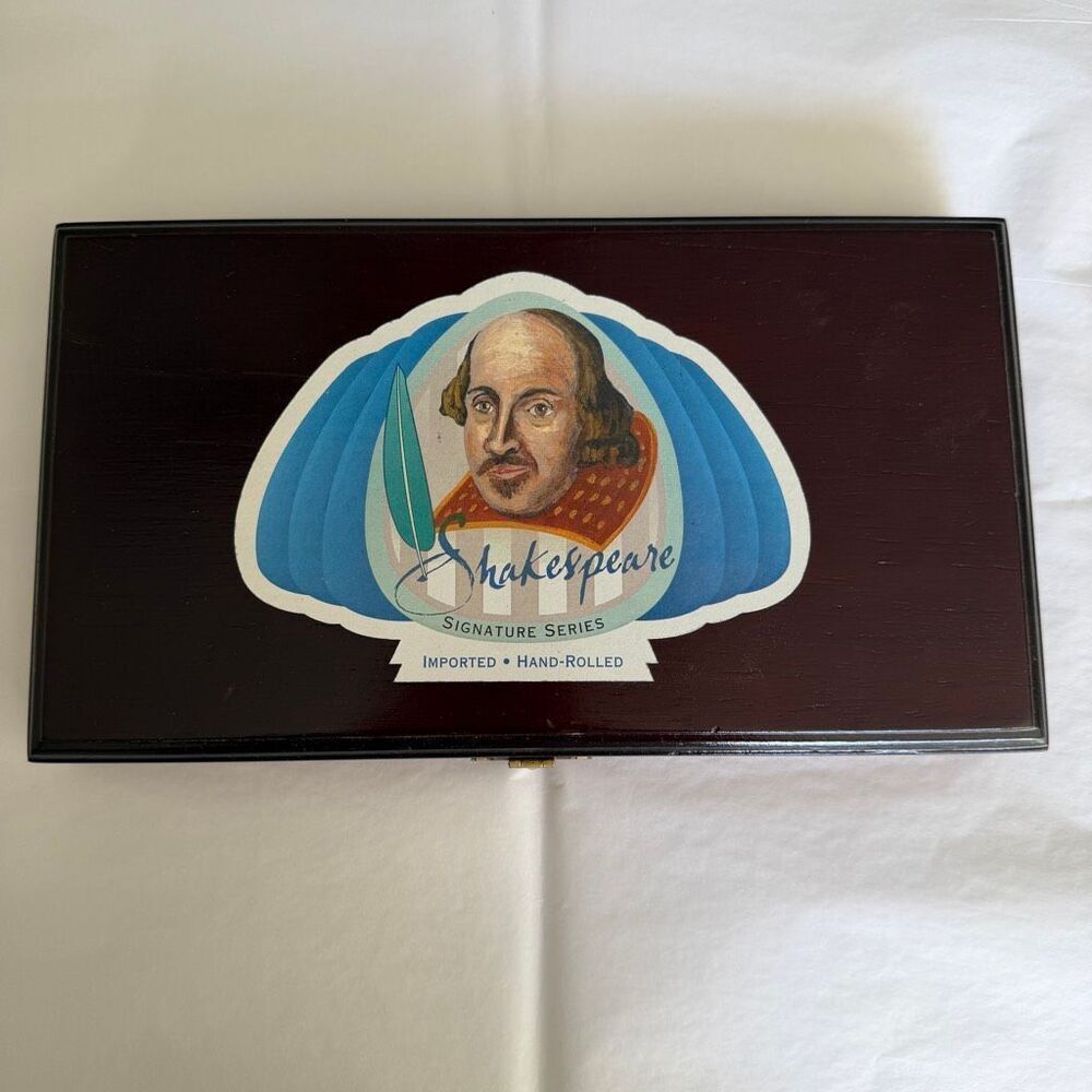 Shakespeare Signature Series Empty Cigar Box